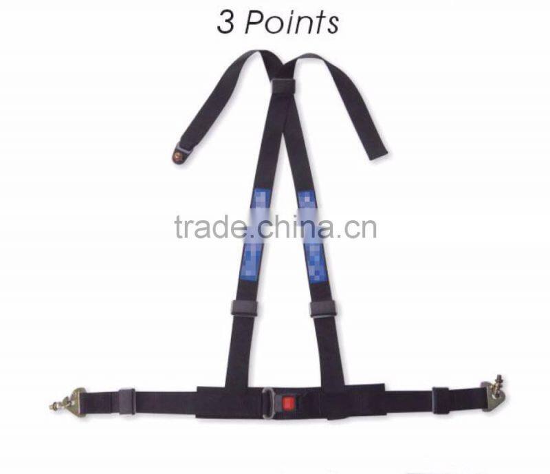 Original Black Colorway Car Safety Belt,racing seat belts,FIA quality belts, 4 point racing harness safety seat belt