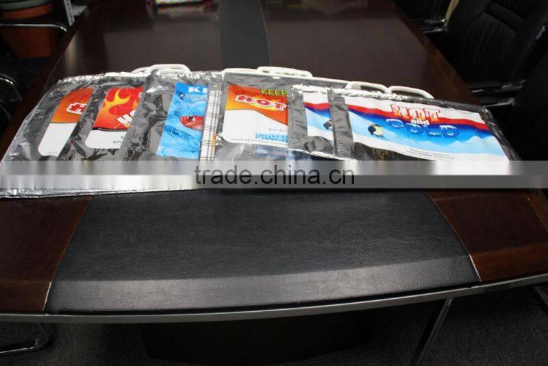 Large Supermarket thermal lunch bag / Thermal insulated lunch bag/Thermal insulated cooler bag