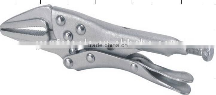 YF808 Locking plier long jaw with wire cutter