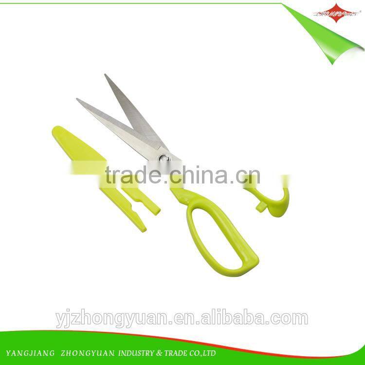 ZY-J1012 9 inch kids safety scissors/shears with PP handle and blade sheath