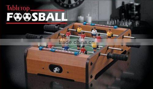 Table top football with design on board foosball soccer table / kicker football table
