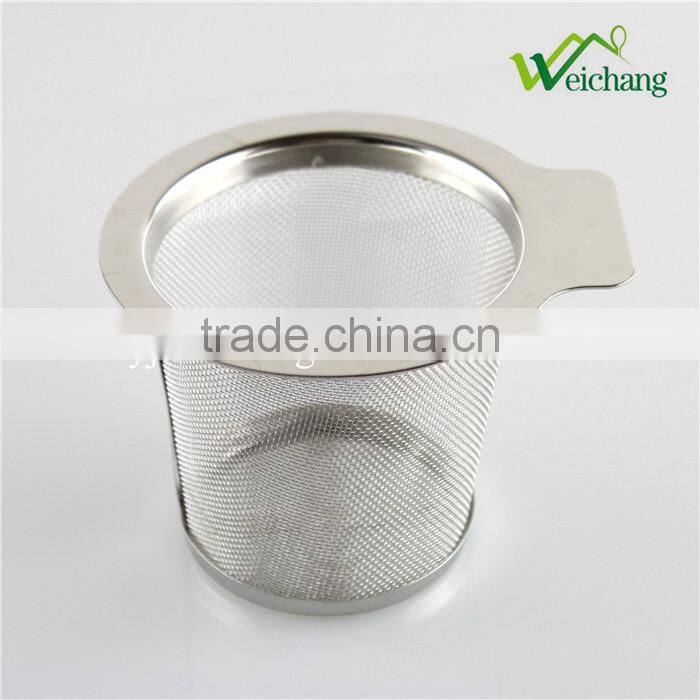 WCA186 Classic style Stainless Steel Mesh Tea Strainer Infuser - Durable and Rust Resistant