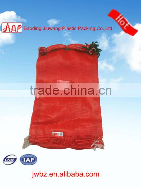High Strength HDPE raschel bag for packing potatoes and onions