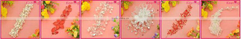 Hot sale fancy beads rhinestone wedding bridal hair accessories for women WHD-024