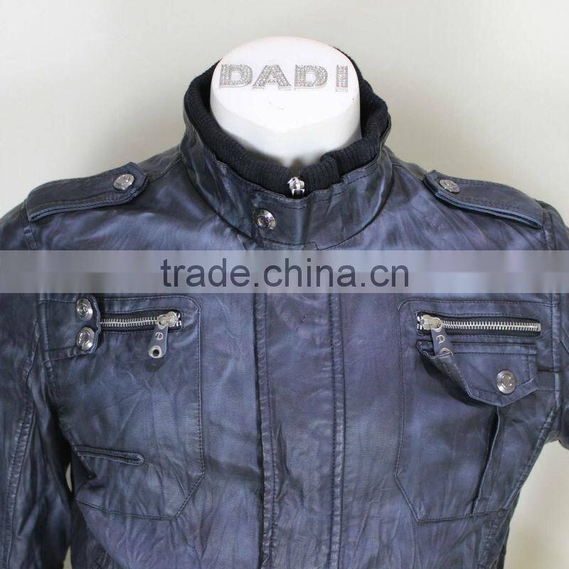 Slim Fit Mens Fashion PU Leather Jackets