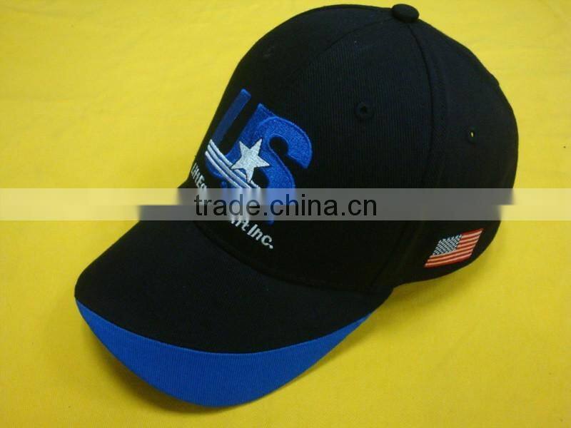 wholesale cotton sport hat and custom sport cap with embroidery