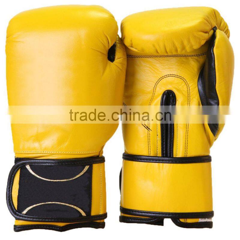 Custom Boxing Gloves Genuine Leather OEM Printing Silicon