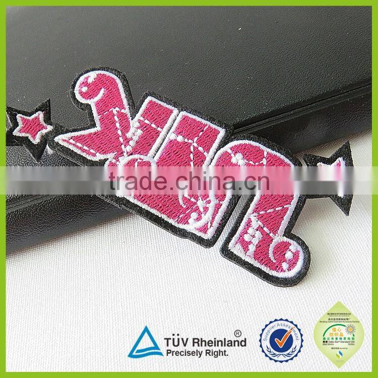heat-transfer embroidery patches logo name label printing