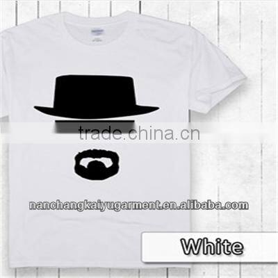 2014 Fashion Men's Short Sleeve O Neck Graphic Printing T Shirt