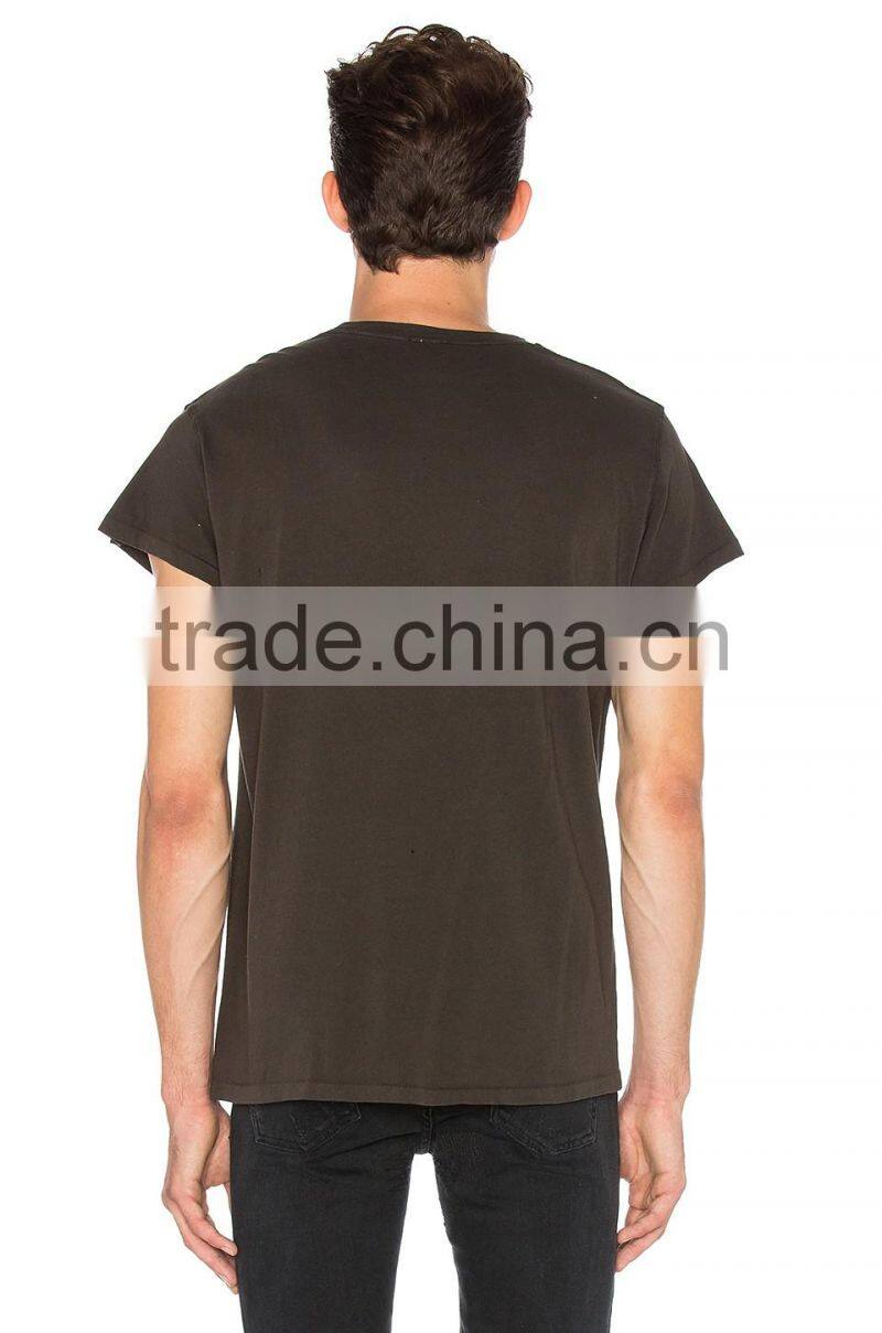 Latest design style men's comfort t-shirts 100% cotton