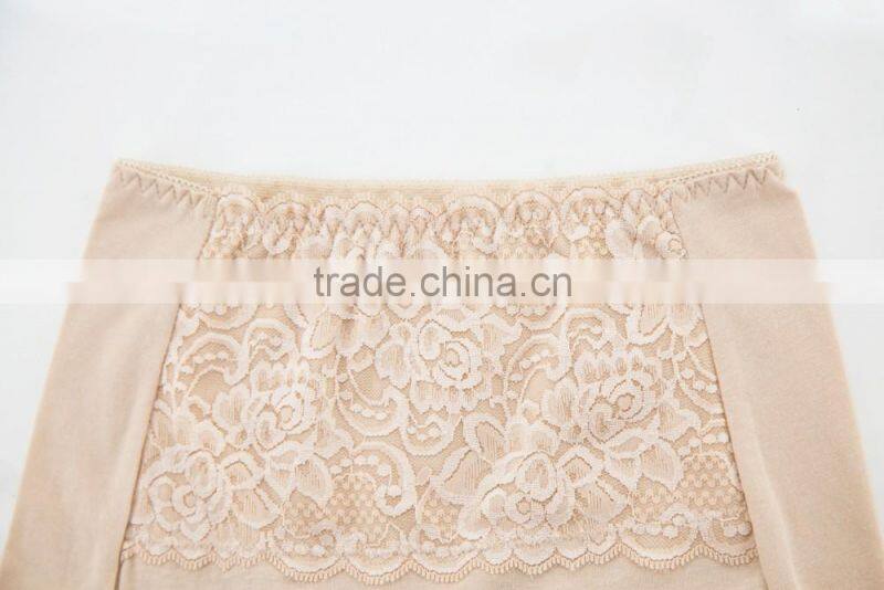Cheapest Factory 95% Cotton 5% Spandex with Lace Custom Sexy Fancy Woman Underwear