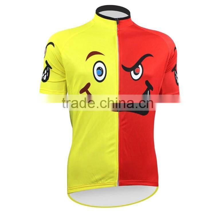 Nice design professional cycling jersey with customized logos/brands