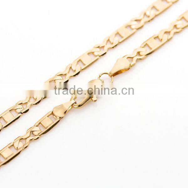 popular fashion silver chains necklace