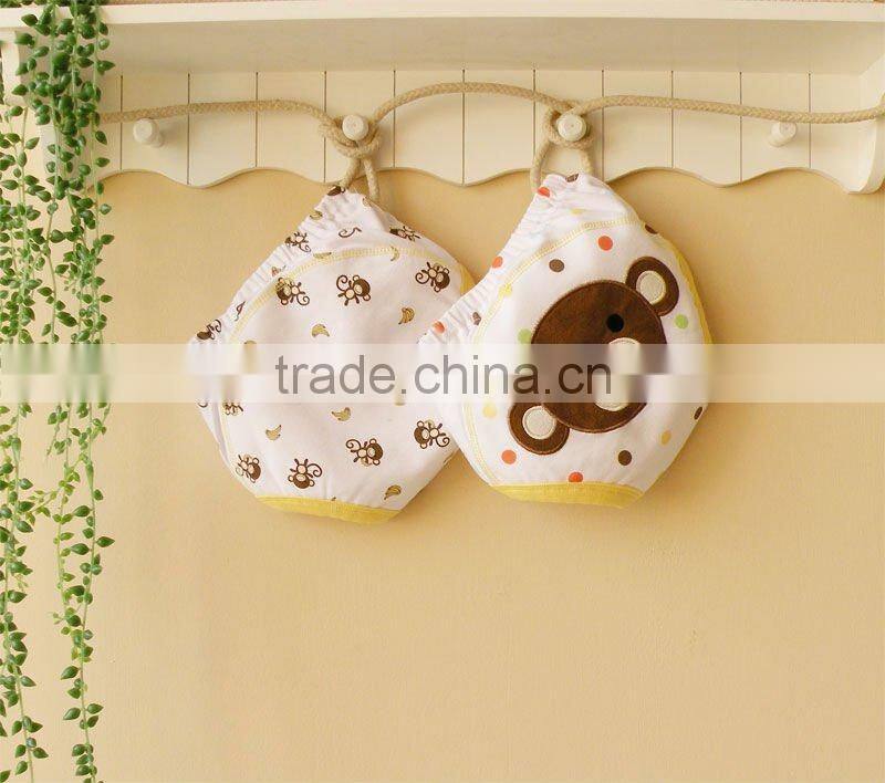 2011 summer mom and bab baby clothing 100% cotton embroider boy training pants 2pcs