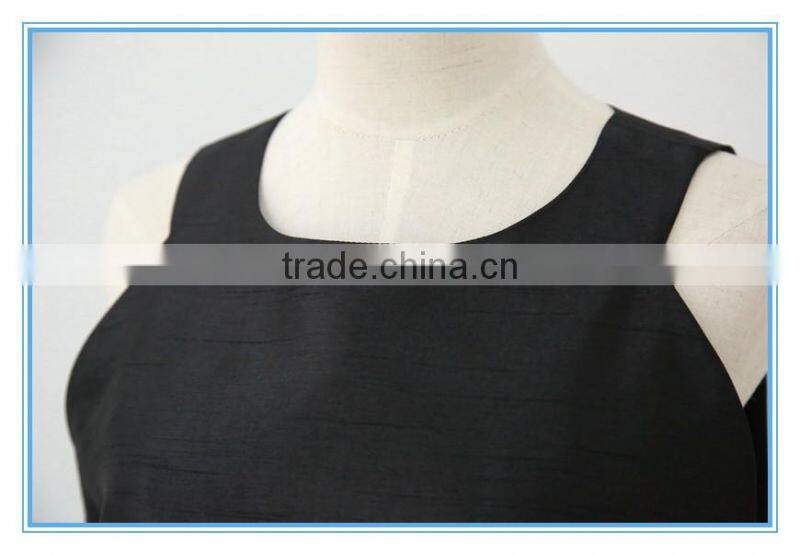 High Quality Lace Stitching Contrast Color Neck Collar Design Of Ladies Suits