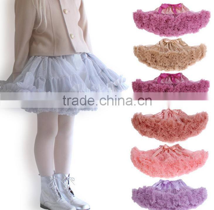 2017 new style pettiskirts for baby girls fluffy tutu skirts party dress
