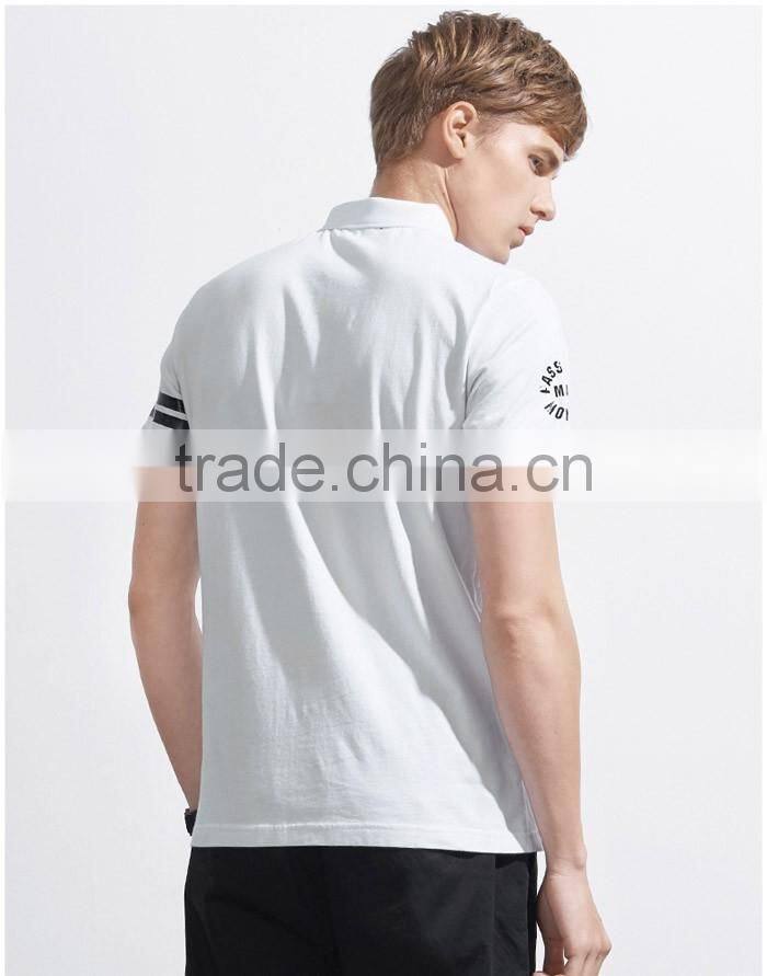 Wholesale soft comfort white uniform polo shirt