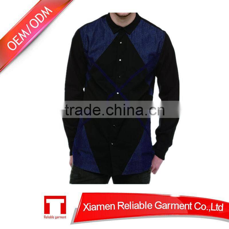 2014 the latest design 100% cotton check casual shirt for men