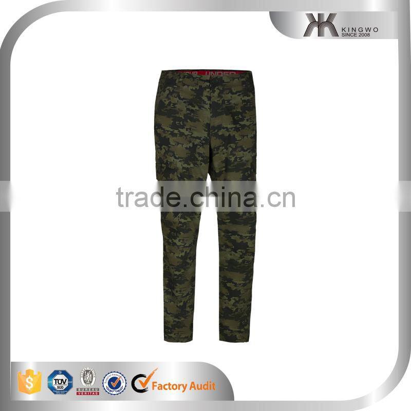 Custom design men military camo cargo pants,camouflage hunting pants