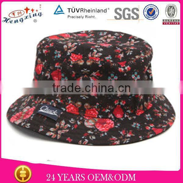 2014 Custom 100% Cotton Bucket Hat/WHolesale Hot Sale Glof Bucket Hat