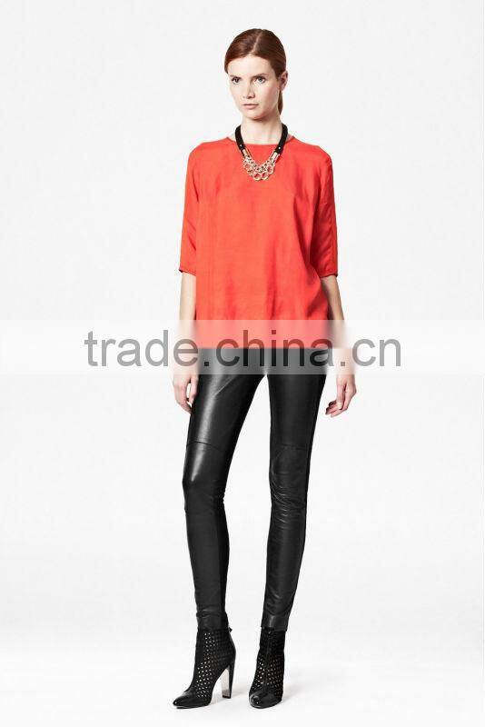 Ladies Fashionable Three-Quarter Sleeves Blouse