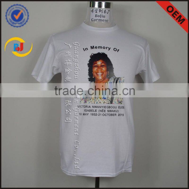wholesale political election cotton white t-shirt