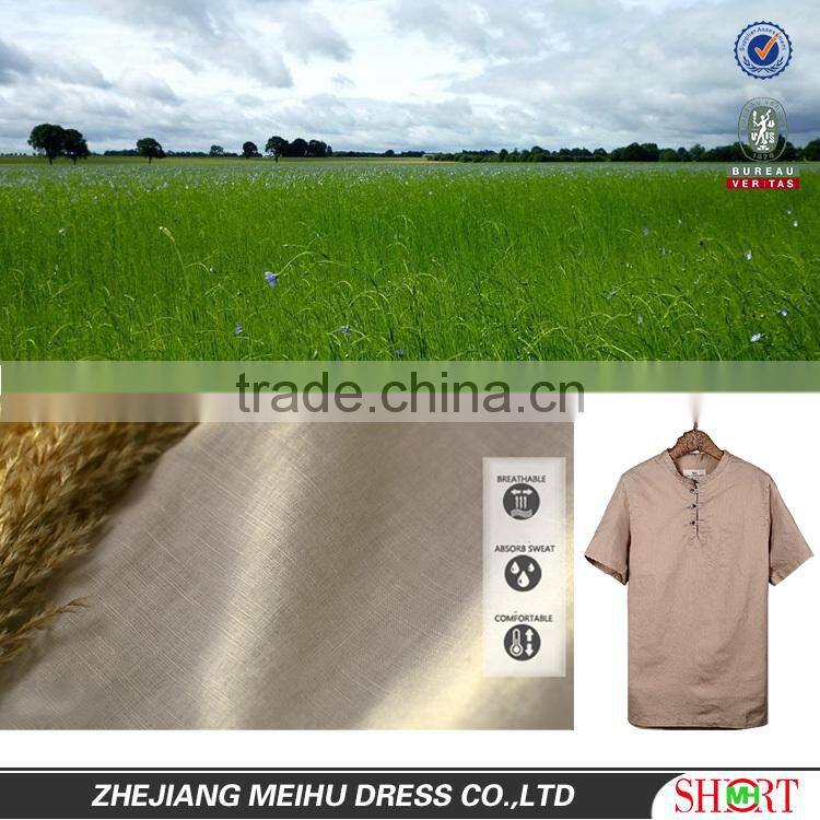 2016 Comfortable style Custom Men Linen Shirt