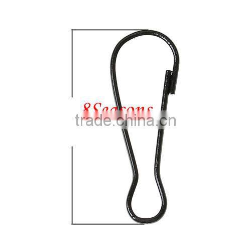 Black Lanyard Snap Clips Hook 23mm x 8mm