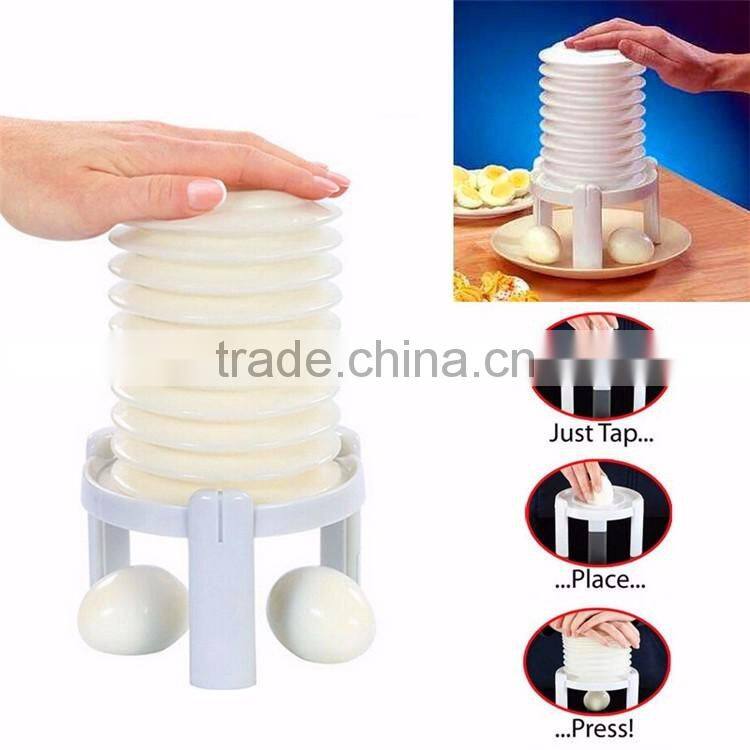 Scientific principle Instantly peel whole egg shell by pressing egg peeler