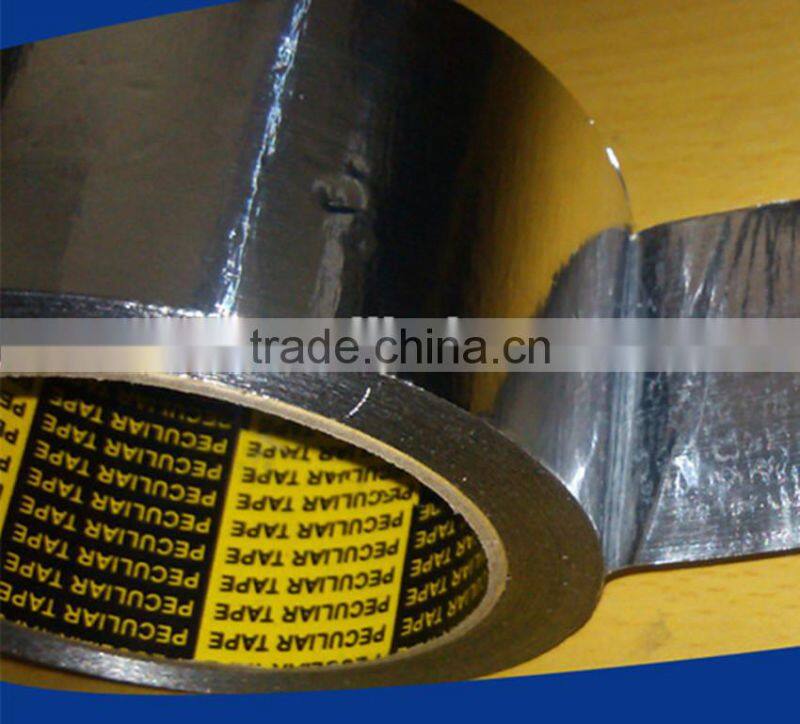 black fireproof fiberglass heat resistant aluminum foil tape