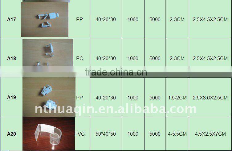 plastic beautiful banquet table skirting clips