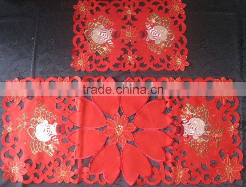 Chrimas Embroidery Table runner