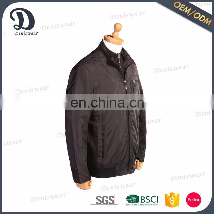 High quality black fashion jackets men jacket