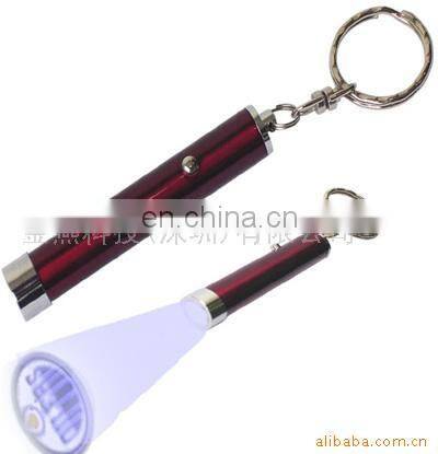 mini led flashing Torch, logo keychain ,projection torch keychain