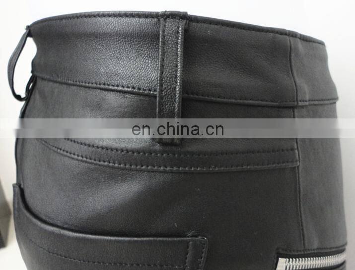 wholesale stretch leggings stretch lamb leather pants stretch pants for ladies