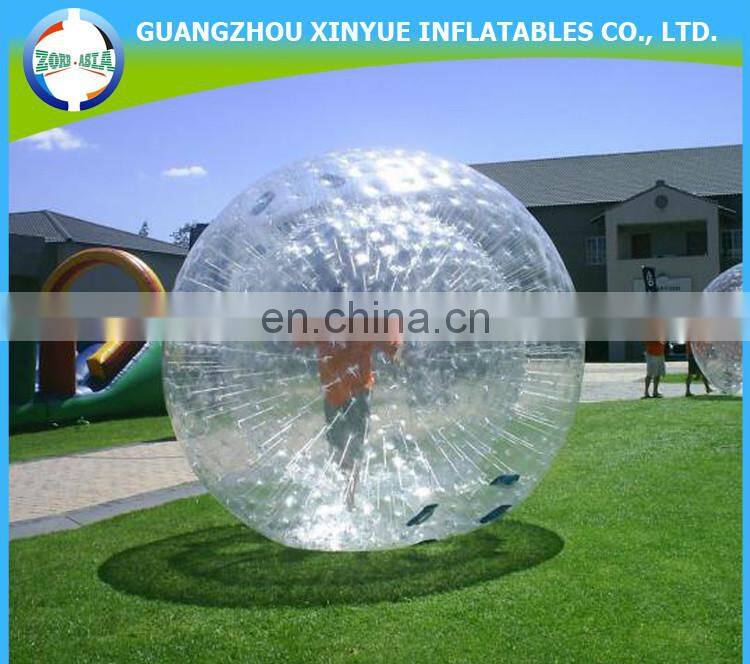 Brilliant quality outdoor sports walk in plastic zorb ball
