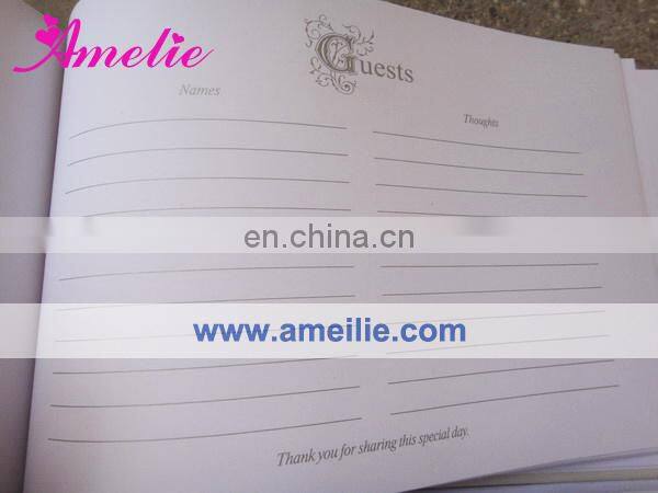 Turquoise Wedding Guest Book and Pen Holder Set