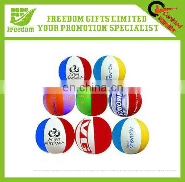 Beach Ball Logo Print Foam Ball