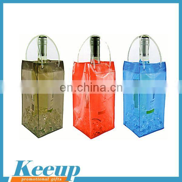Custom transparent and eco-friendly pvc bags with handle