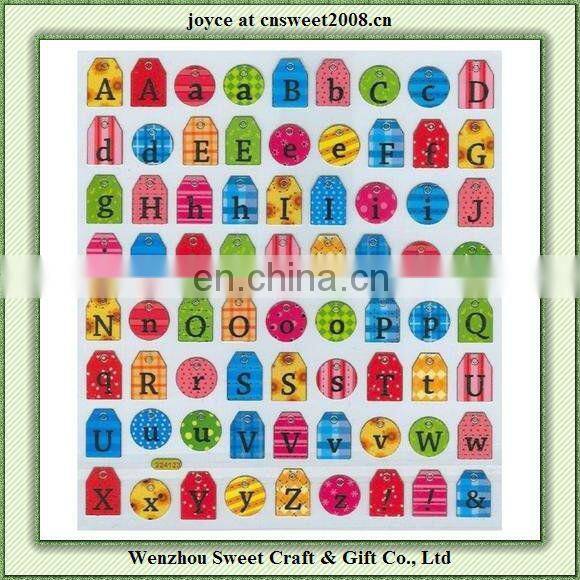 cheap PET hologram sticker with customized logo