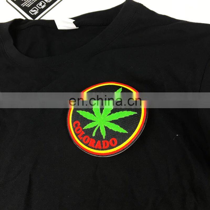 Custom High Quality iron on flocking patch for clothing