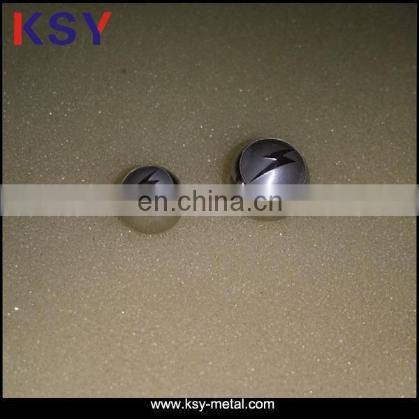 Gold custom made metal logo charms