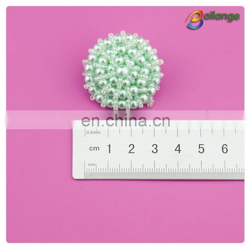Handmade accessories Bailange wholesale beaded decorative push button start