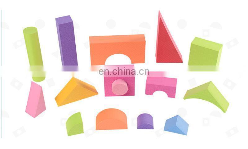 Melorssoft high density foam EVA Construction Toy building blocks toys for kids Factory