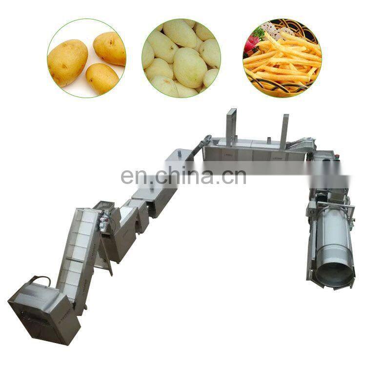 Small yield French fries potato chips production line