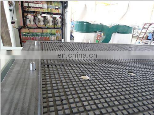 Factory cnc router machine with double working position and wood working industry