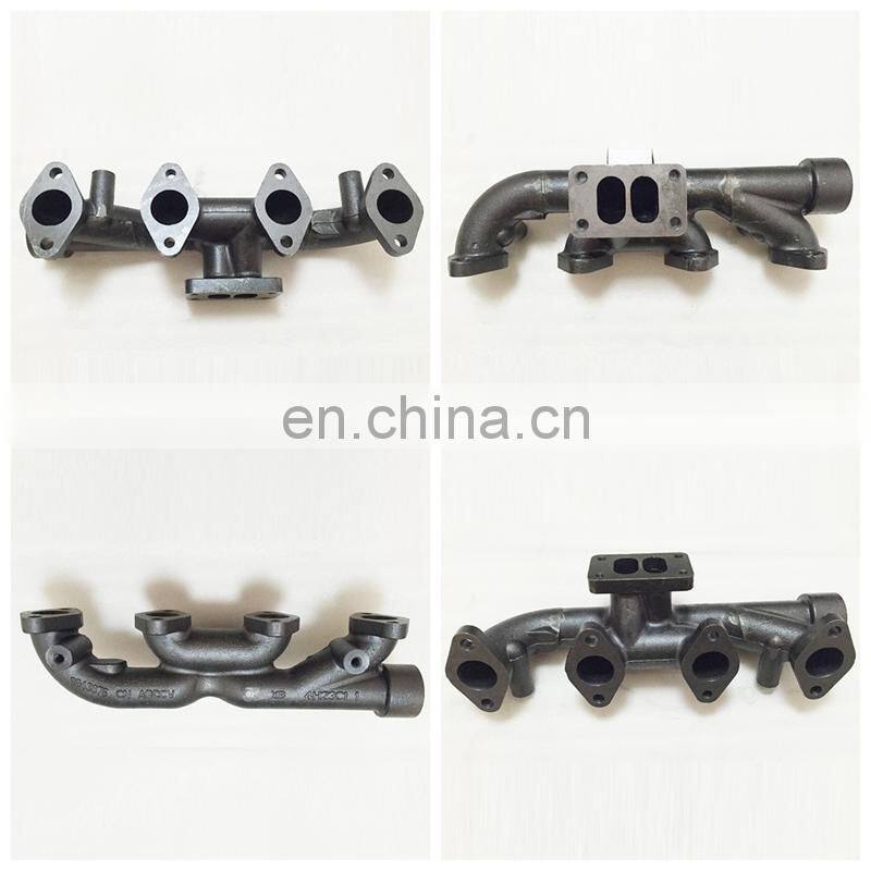 Diesel engine spare parts metal 3943875 ISDE exhaust manifold