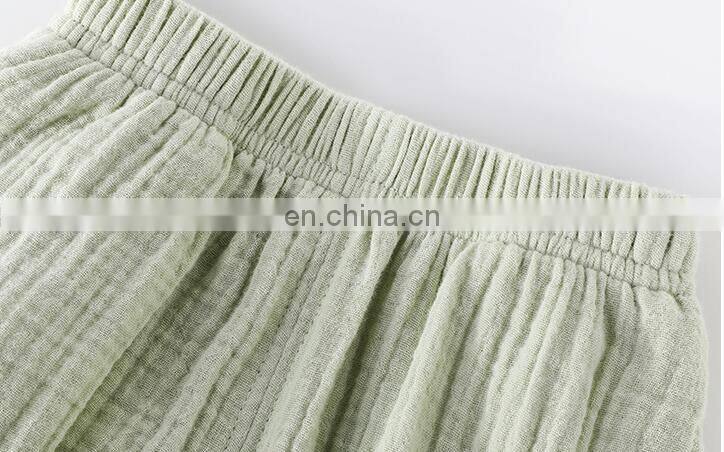 New girls fashion Europe and the United States shoulder suit  T-shirt Pants girls clothes sets