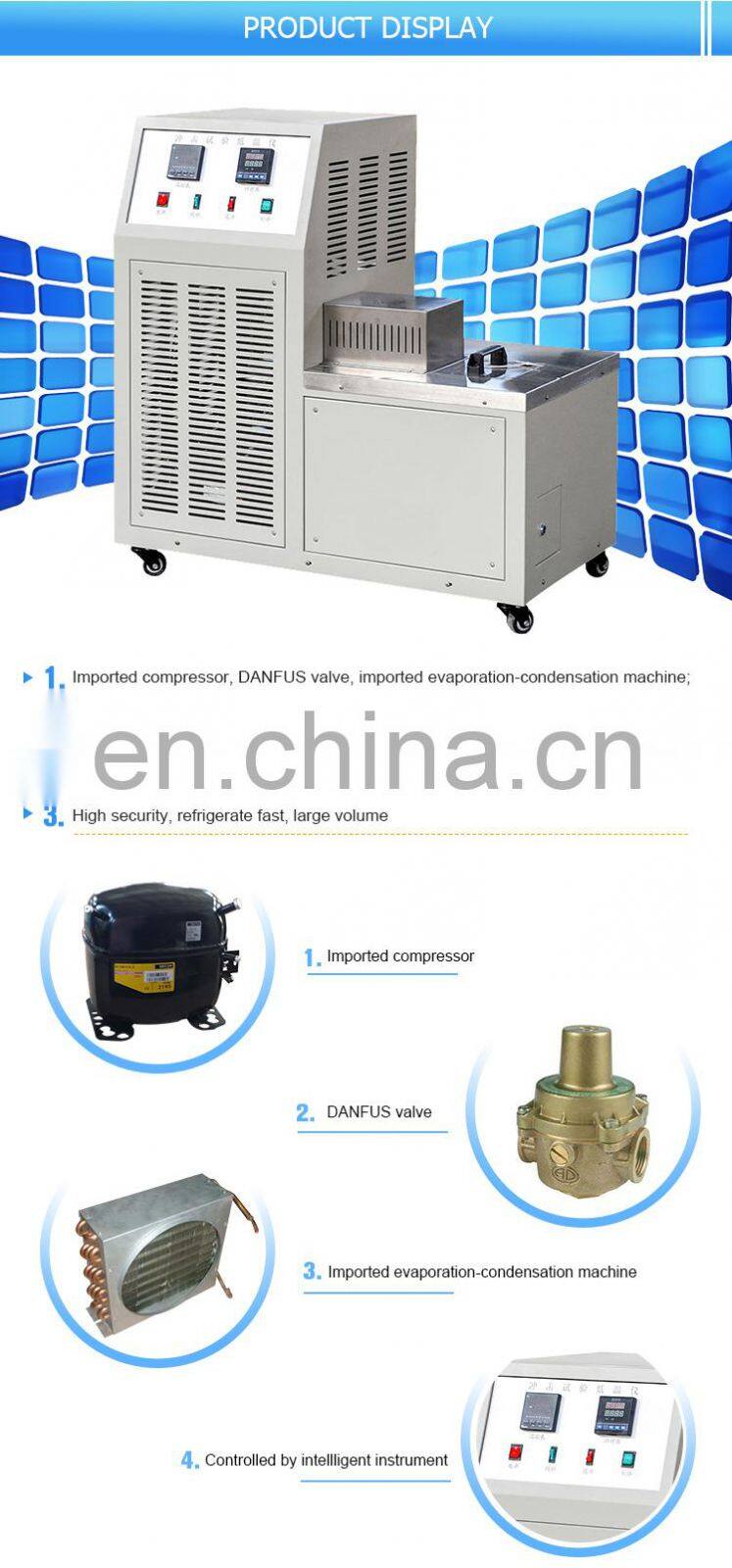Charpy Impact Test Cooling Chamber for Various Temperature Range