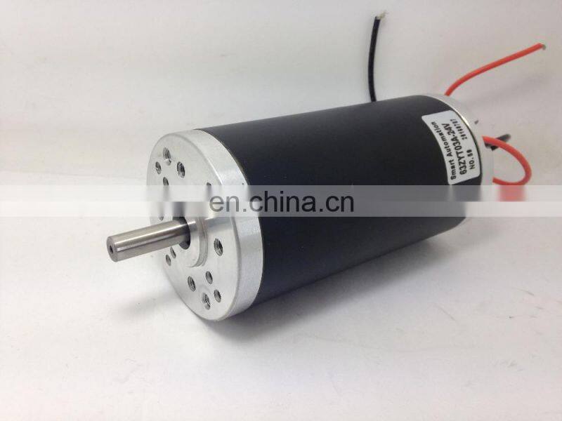 63ZYT03A high torque Brushed electric dc Motor, rated 0.40Nm 3000rpm 126W